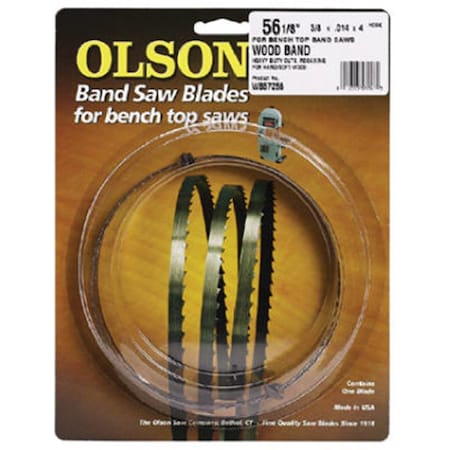 Olson Saw 55356 6 TPI. Bench Top Band Saw Blade - 0.25 Wide x 56.12 Long in. OL574276